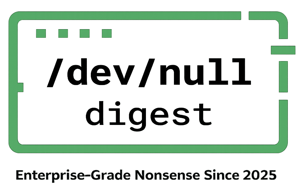 About /dev/null digest